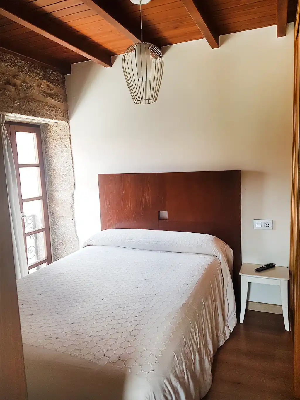 Habitacion matrimonio pension rural as pias costa da morte